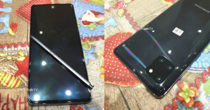 Samsung Galaxy Note 10 Lite真机曝光