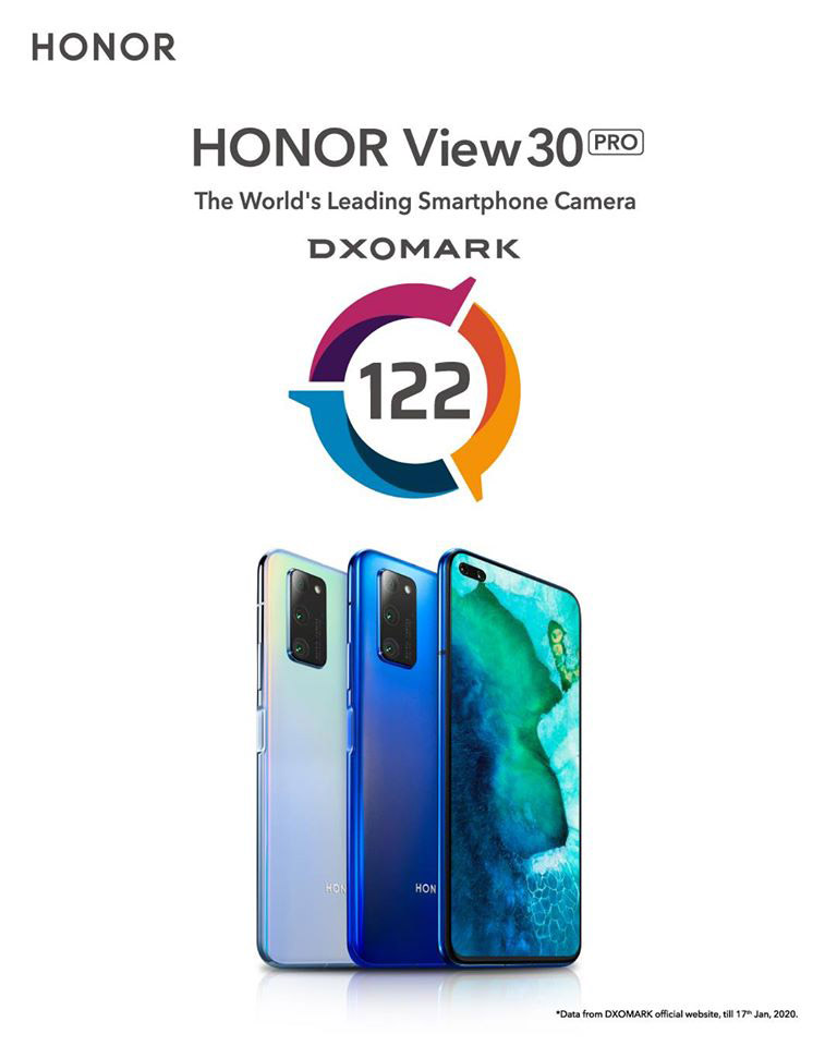 HONOR V30 Pro DXOMARK评分出炉