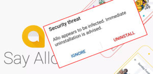 Huawei手机警告用户
