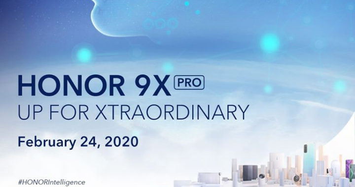 国际版HONOR 9X Pro将于2月24日发布