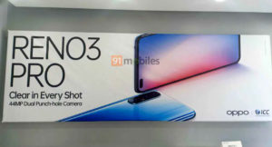 OPPO Reno3 Pro印度宣传海报曝光