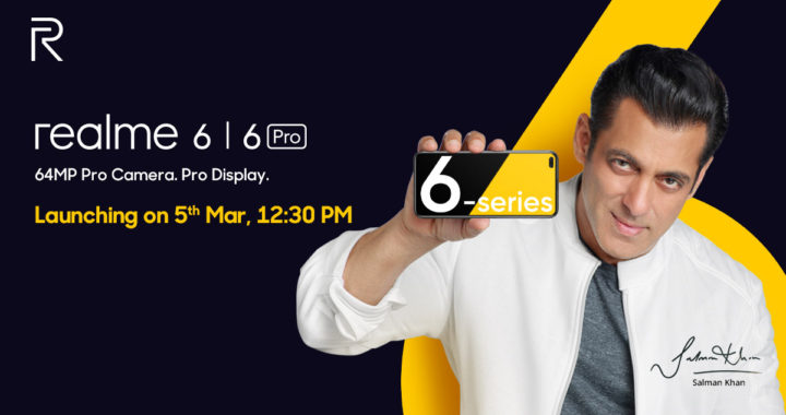 realme 6系列将在3月5日于印度发布