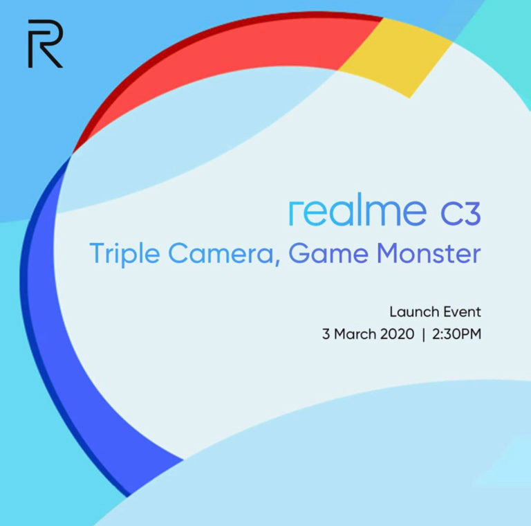 大马realme C3将在3月3日发布 2