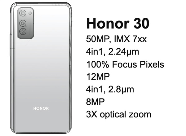 HONOR 30系列将在4月15日