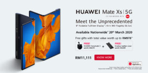 大马Huawei Mate Xs售价提前公布