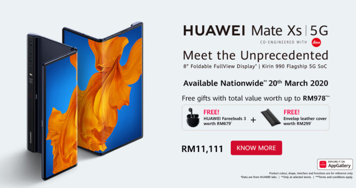 大马Huawei Mate Xs售价提前公布