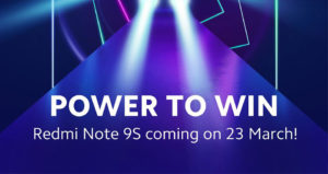 大马Redmi Note 9S将在3月23日发布