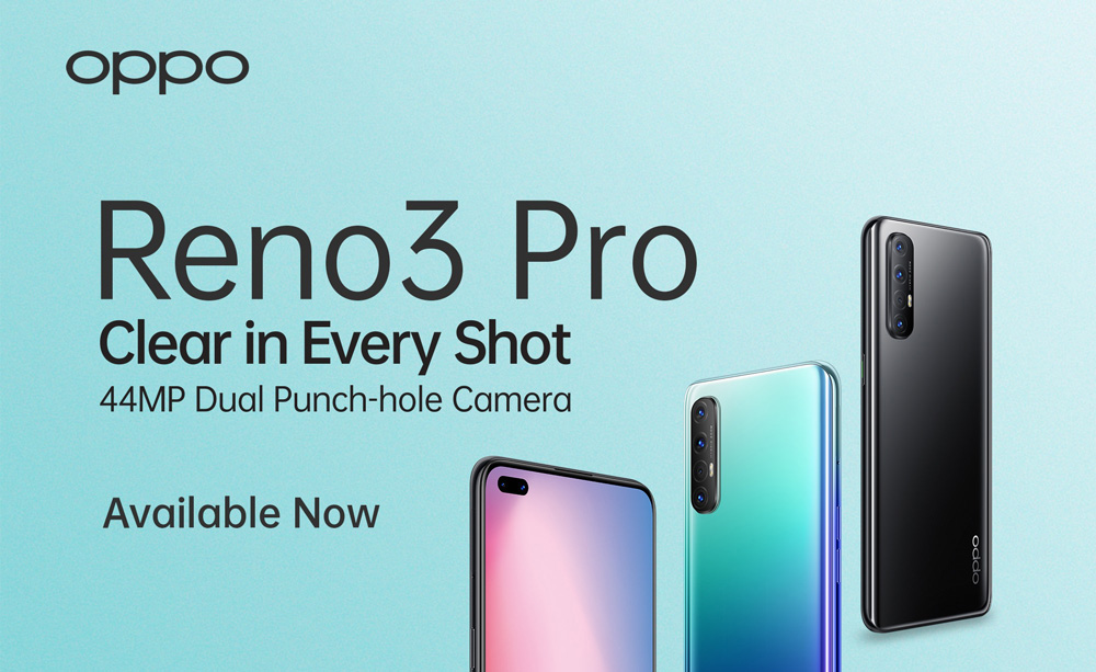 Reno 3 Pro在新加坡开启预售