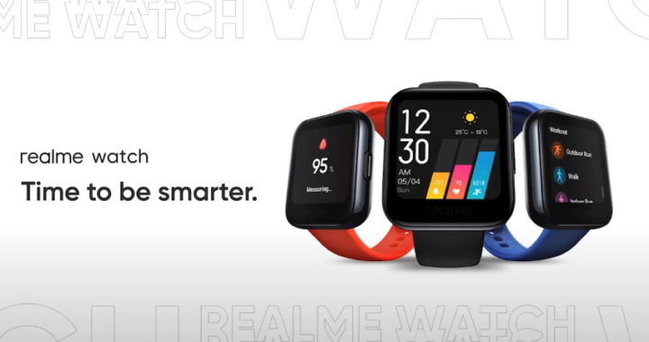 realme发布旗下首款智能手表及电视