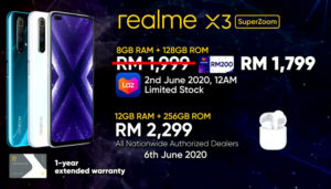 大马realme X3 SuperZoom发布，首销RM1799起