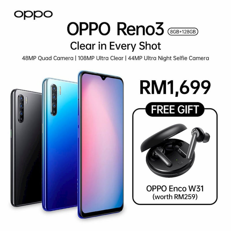 大马OPPO Reno 3、Reno 3 Pro发布，售价RM1699起！ 7