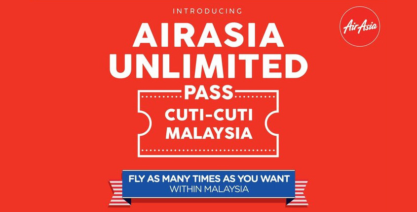AirAsia推出本地无限飞Pass