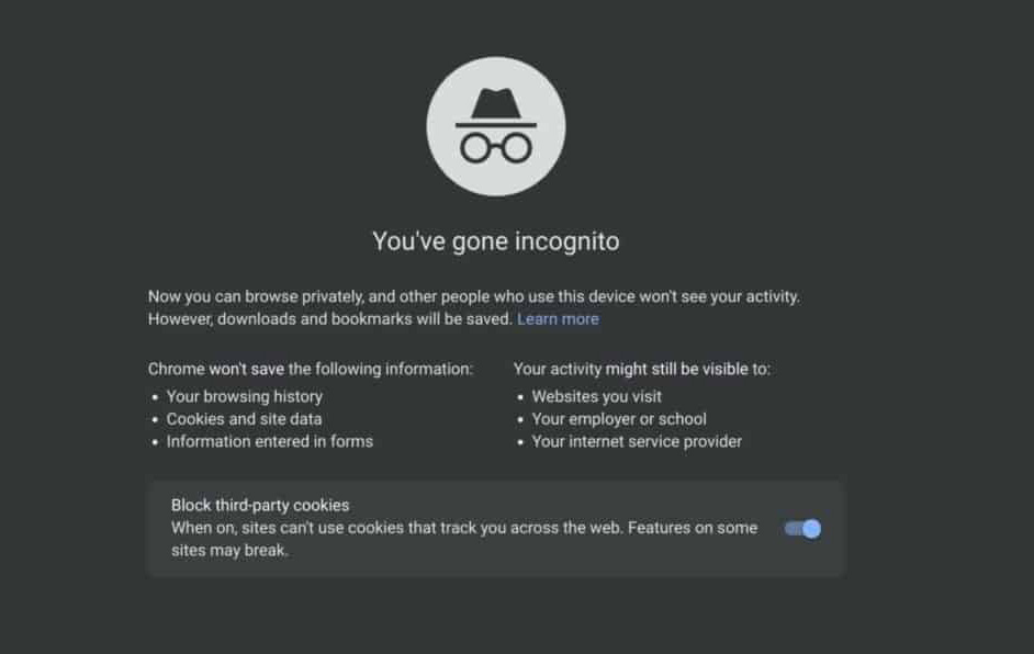 谷歌被控Chrome隐匿模式收集个资