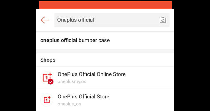 Shopee出现2个OnePlus官方商城