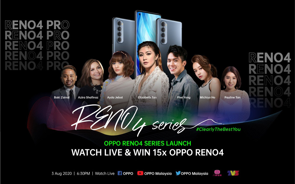 大马OPPO Reno4系列将在8月3日发布
