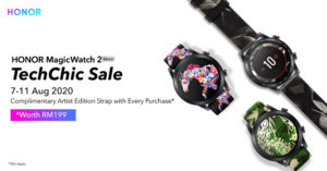 大马HONOR Magic Watch 2艺术家联名款上架