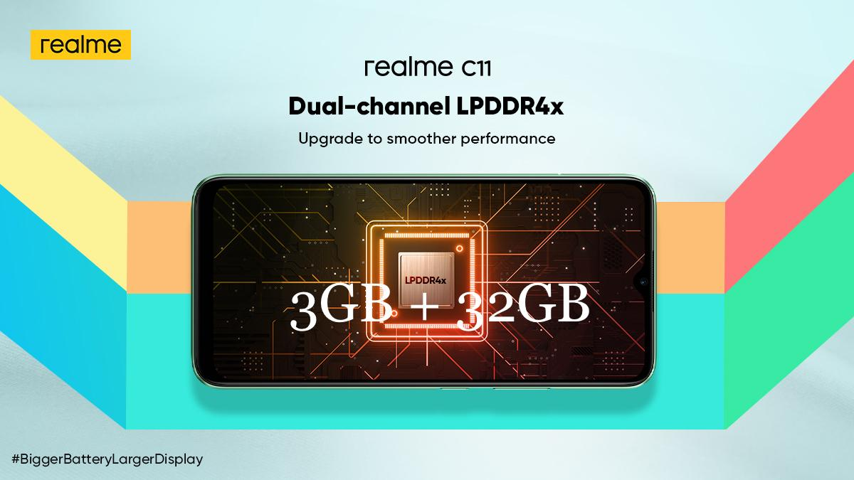 realme C11 3+32GB版：最佳流畅体验的入门手游神机！ 2