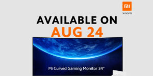 小米34寸144Hz曲面电竞屏将于8月24日大马发布