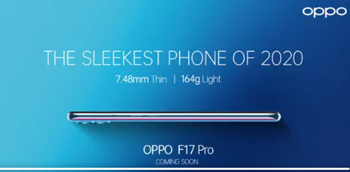 OPPO F17 Pro官宣