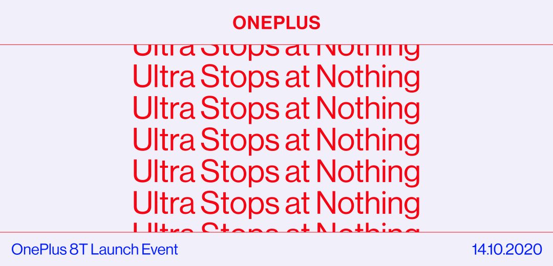 OnePlus 8T将在10月14日发布