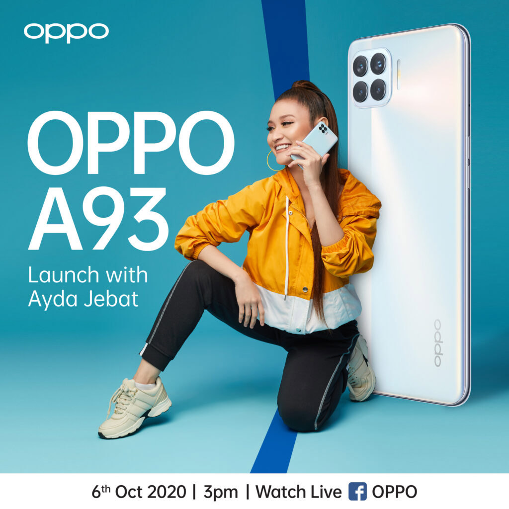 大马OPPO A93 10月6日发布