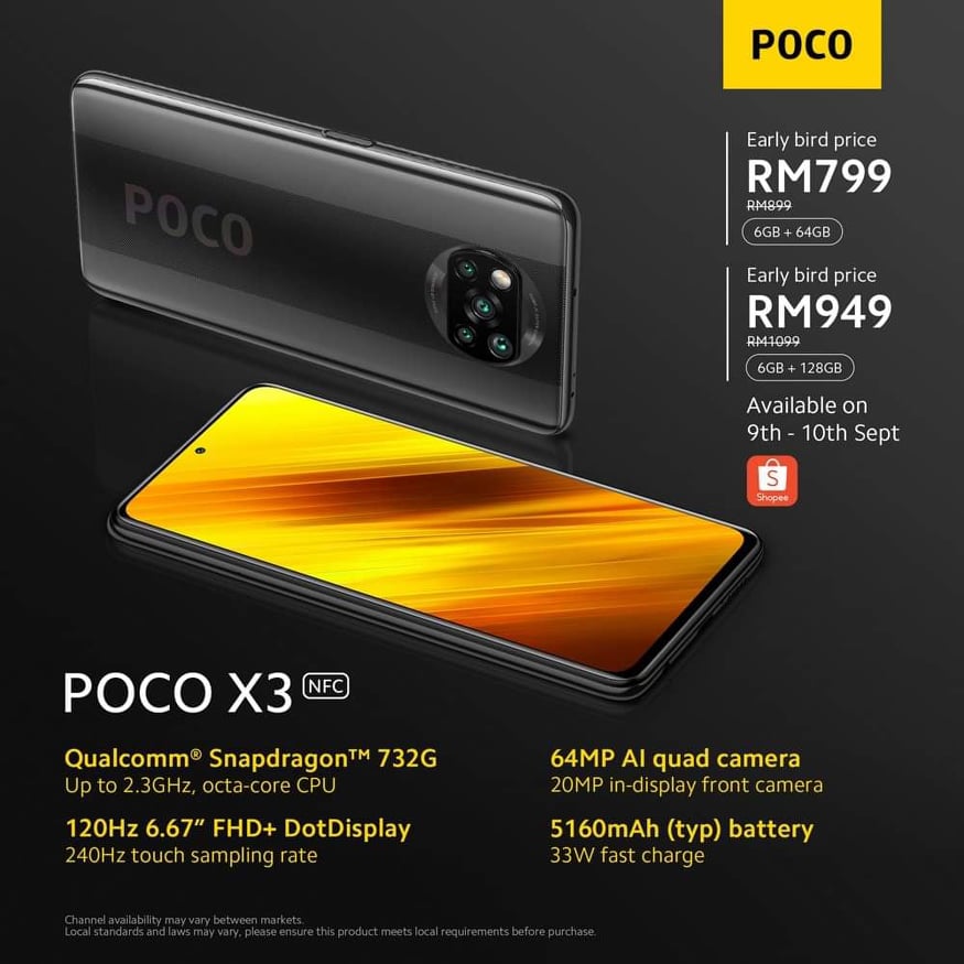 Poco x3pro 马来西亚 价钱