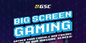 GSC出租影院超级大屏给用户玩游戏