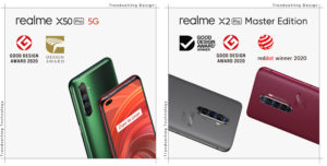 多款realme产品荣获5个国际设计大奖