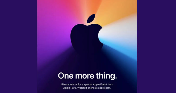 苹果将在11月11日举办Apple Silicon发布会
