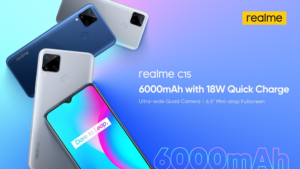 大马realme C15发布