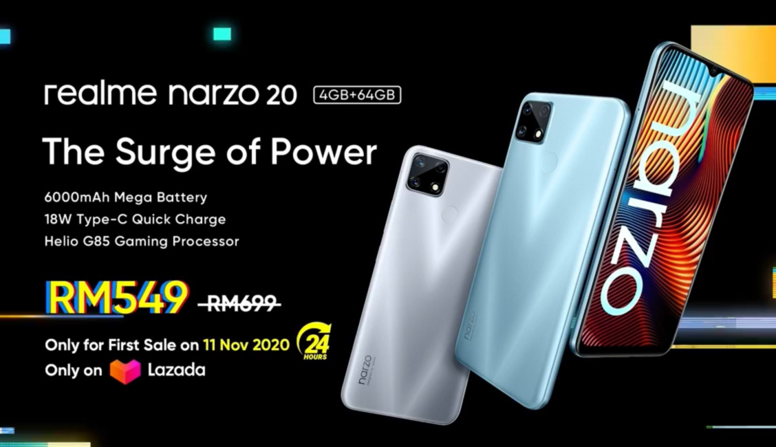 大马realme narzo 20系列发布，首销价RM549起！ 6