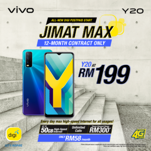 vivo Y20 Digi Jomstart Bundle
