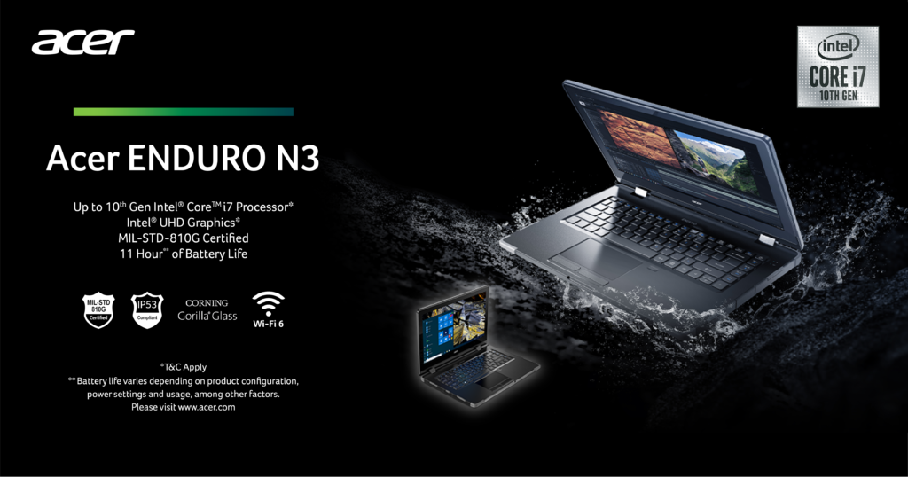 大马Acer Enduro系列三防笔记本与平板电脑发布 3