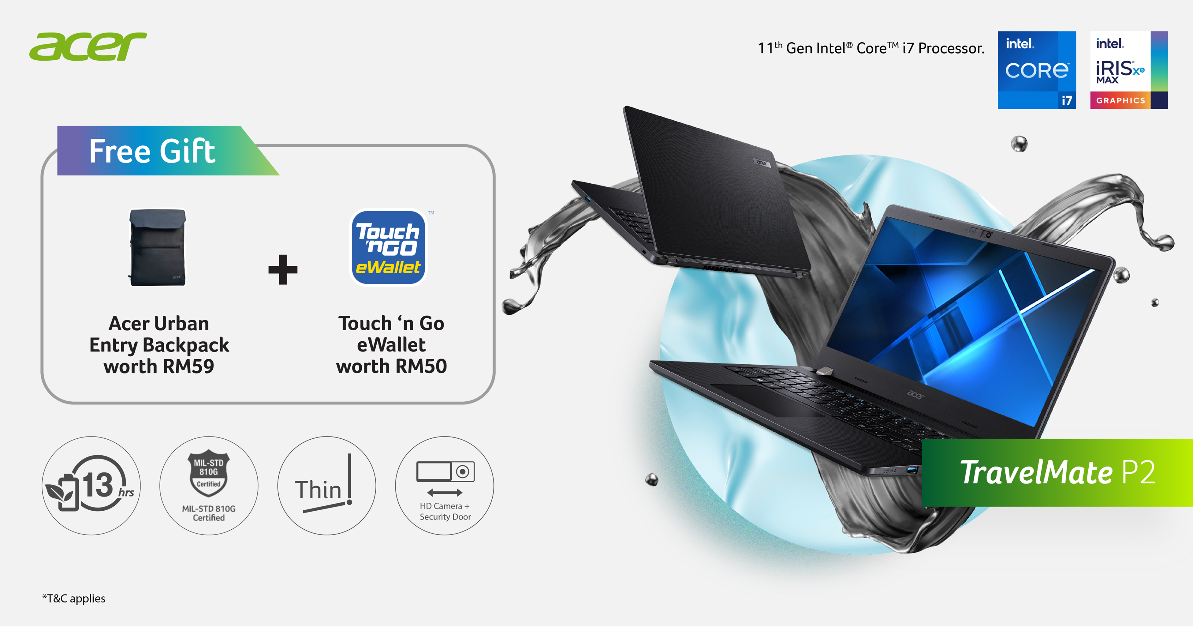 Acer Swift 5、Swift 3大马发布：配第11代酷睿，售价RM3299起 4