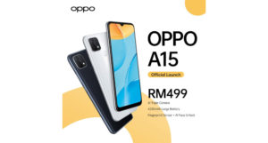 大马OPPO A15 12月10日开卖
