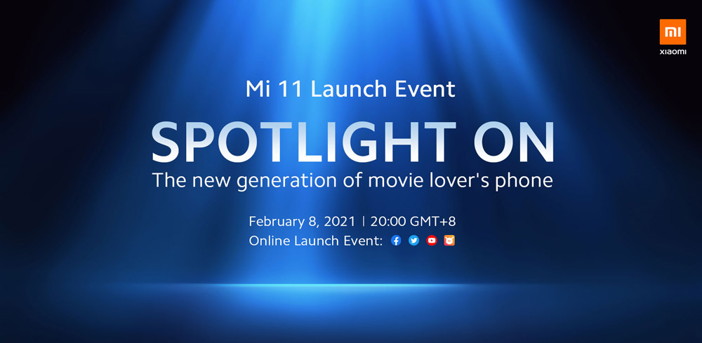 国际版小米11将在2月8日发布