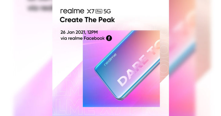 大马realme X7 Pro将在1月26日发布 2