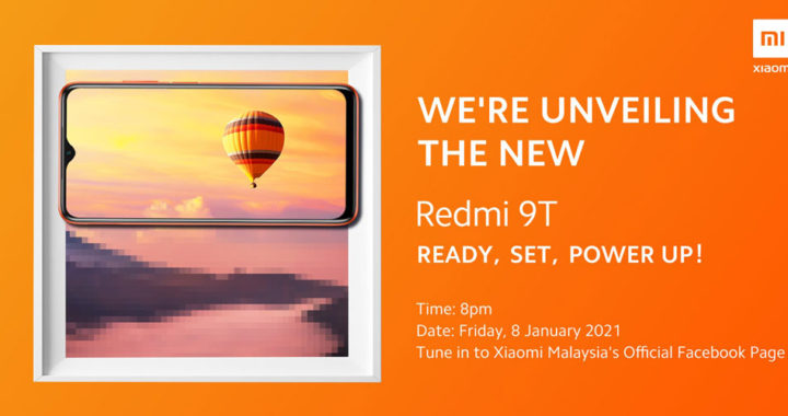 大马Redmi 9T将在1月8日发布