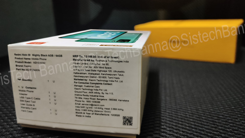 Redmi Note 10系列规格和售价曝光