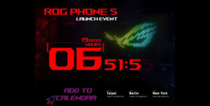 ASUS ROG Phone 5将在3月10日发布