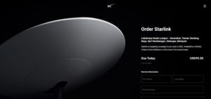 Starlink卫星宽频开启大马预订