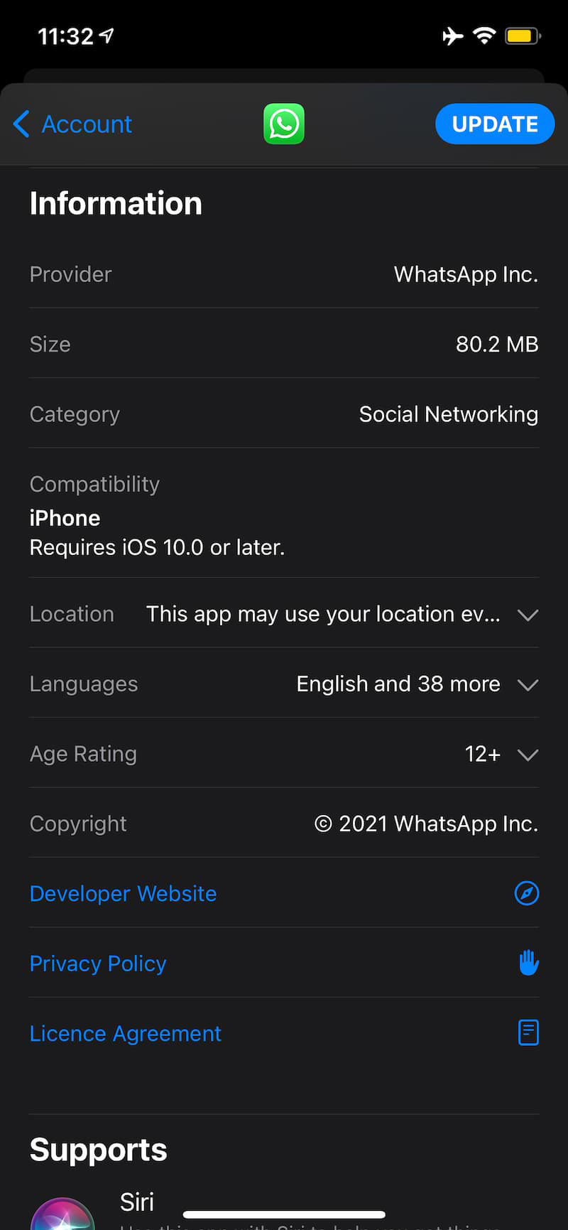 iPhone版WhatsApp如今只支援iOS 10或以上系统版本！ 2