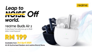 realme Buds Air2 于4月3日首销