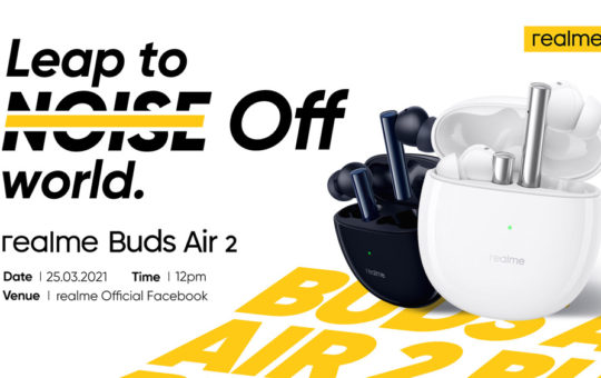 大马realme Buds Air 2将在3月25日发布