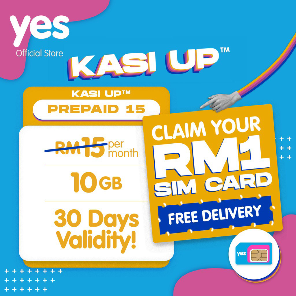 Yes Kasi Up为B40群体提供40GB免费Data！ 1