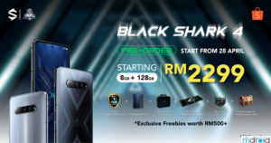 大马Black Shark 4将于4月28日开启预购