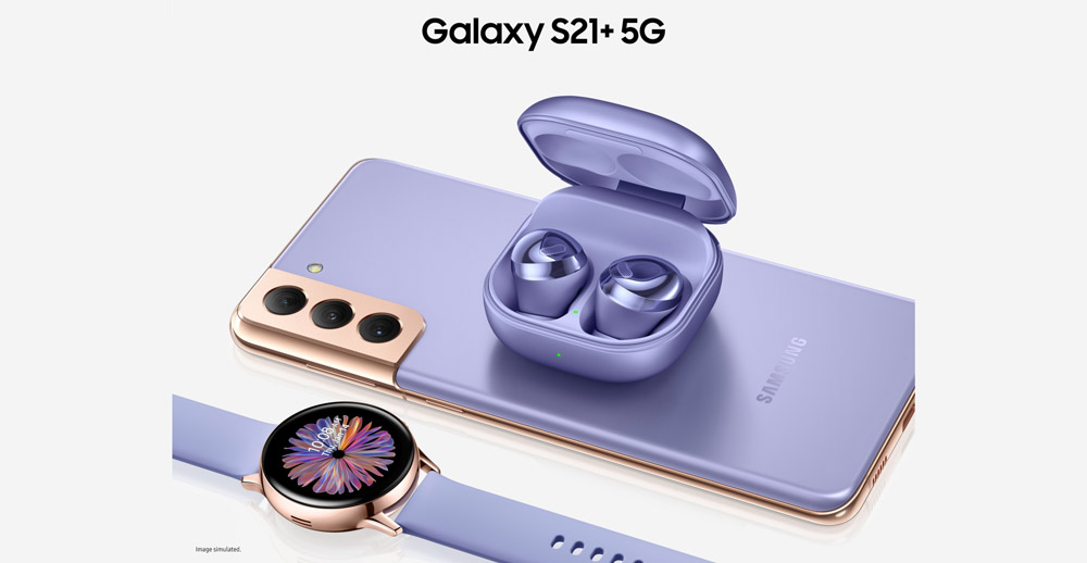三星推出Galaxy S21紫色限量版配套