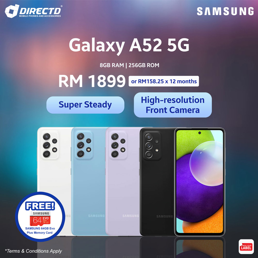 大马Galaxy A52 5G开卖，售价RM1899！ 1