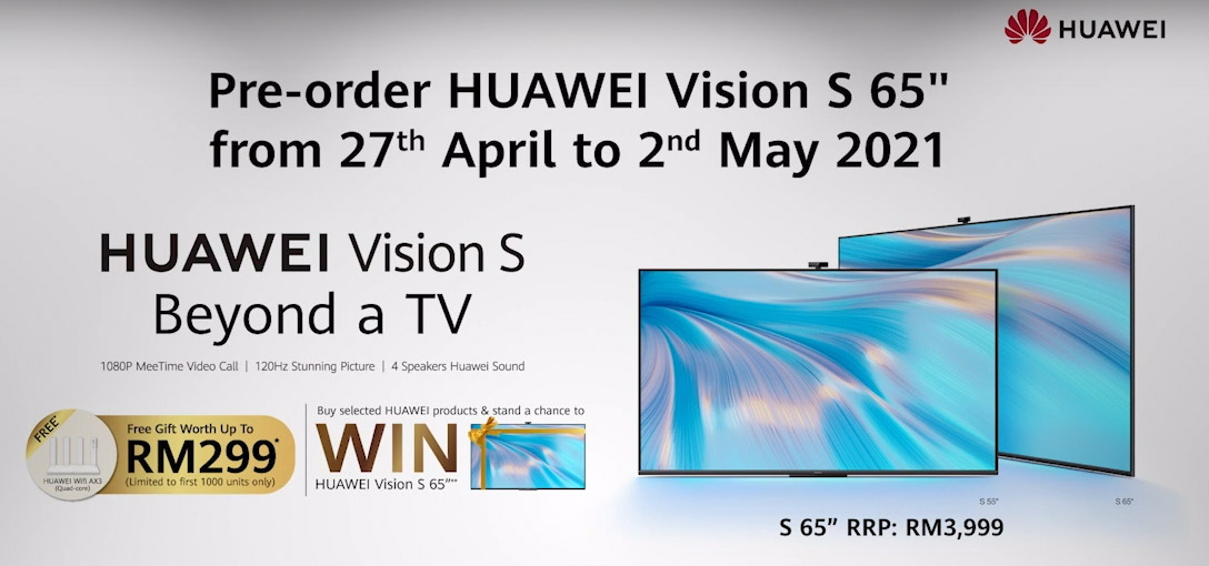 大马华为Vision S智慧屏发布，售价RM2999起！ 3