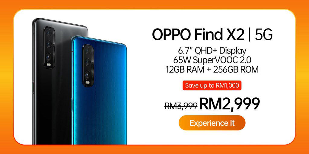 OPPO x Shopee 4.4：手机折扣优惠高达RM1000！ 1
